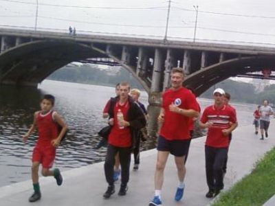 Пробежка Ройзмана. Фото: Фейсбук Пробежка Ройзмана. Фото: Фейсбук